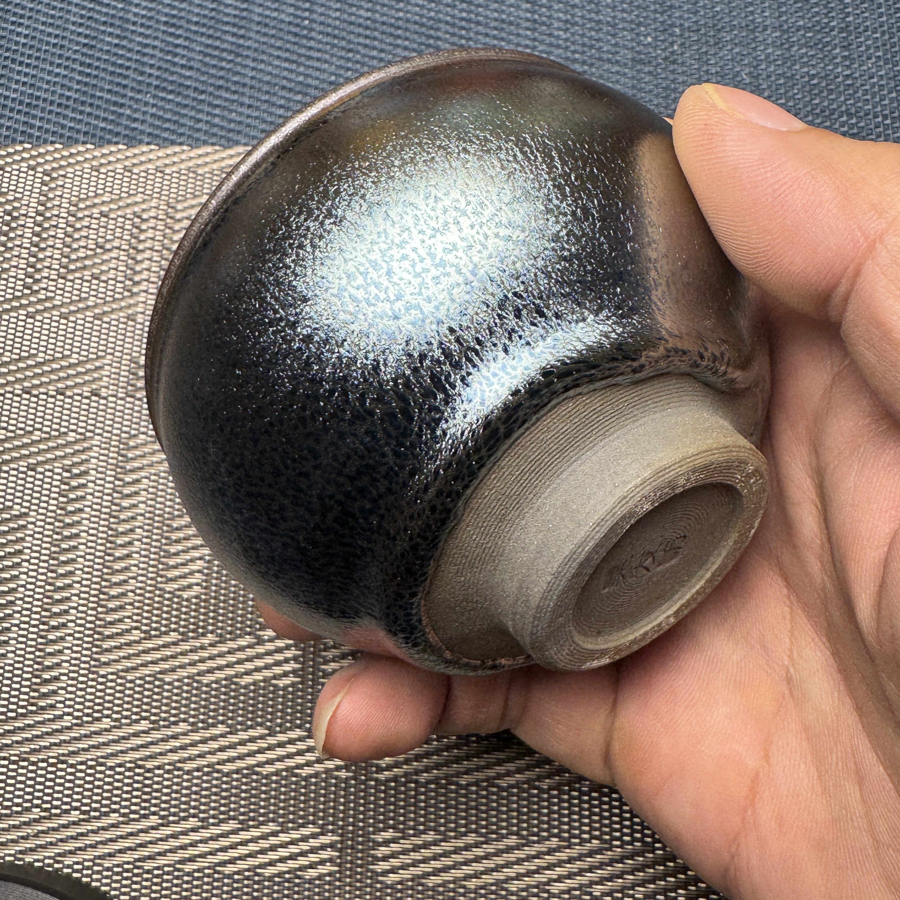 1079闪电麒麟纹将军杯建盏