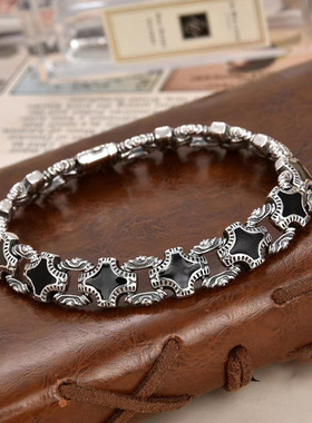 新品新款滴胶菱角手链爵士北欧风