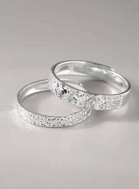 新品年新款碎冰冰戒指碎碎冰男女