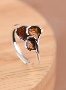 开口戒指复古文艺ins风