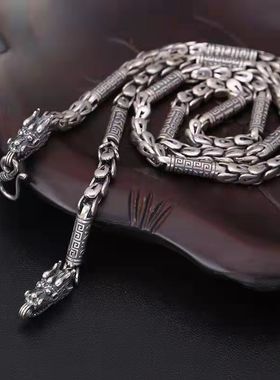 龙鳞万字纹桶珠复古时尚