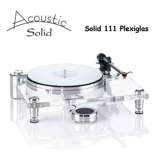德国 Acoustic Solid 实丽 Solid 111 Plexiglas 黑胶唱机 LP唱盘