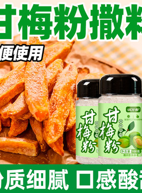 甘梅粉商用家用梅子粉甘梅味撒料粉甘梅地瓜鸡排薯条油炸撒料