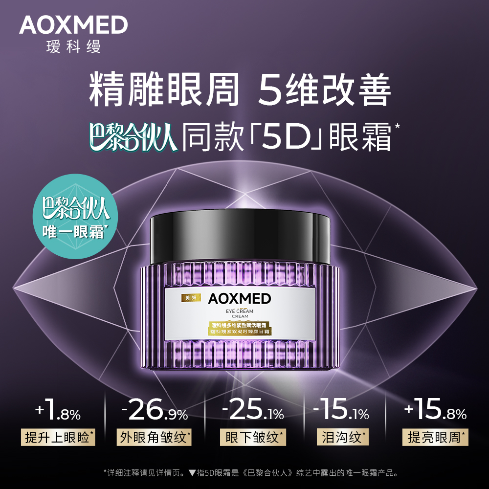 【顺丰速达】AOXMED瑷科缦5D眼霜15g紧致抗皱l