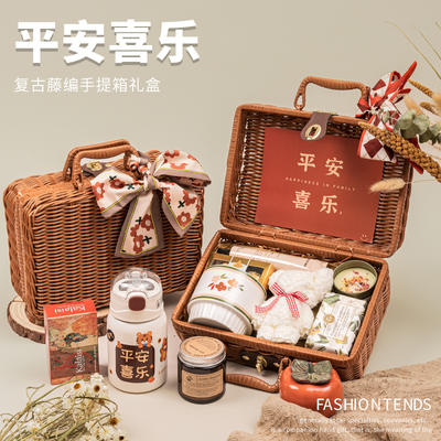 高级藤编手提篮结婚伴手礼
