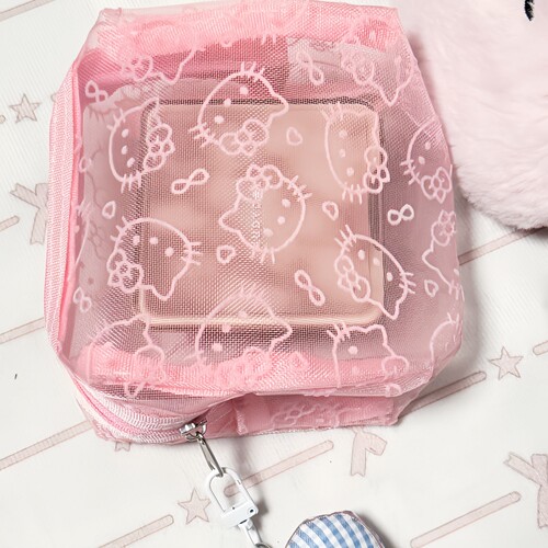 HelloKitty网纱化妆包便携收纳包