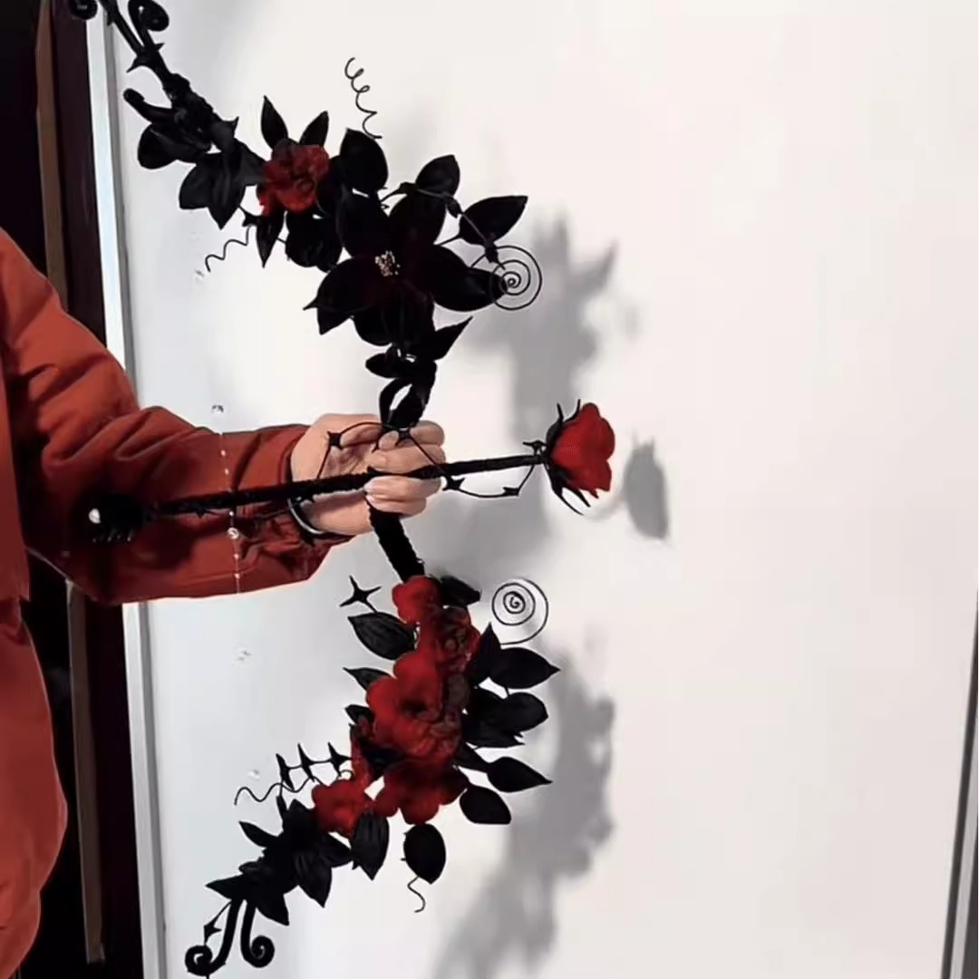 万圣节装饰DIY扭扭棒荆棘玫瑰手拿弓箭材料包节日礼物送闺蜜朋友