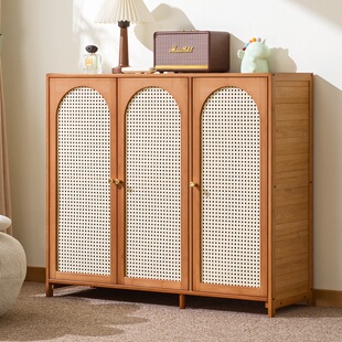 餐边柜靠墙一体新中式储物客厅厨房家用收纳柜中古风茶水柜