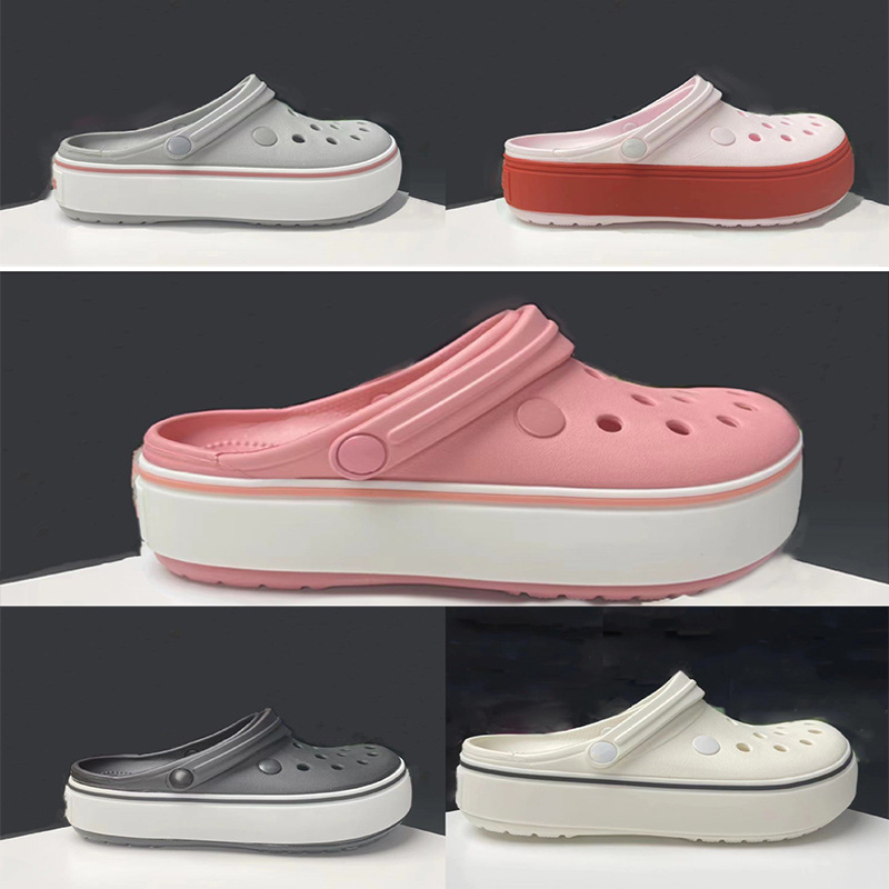 情侣新款厚底卡洛班洞洞鞋