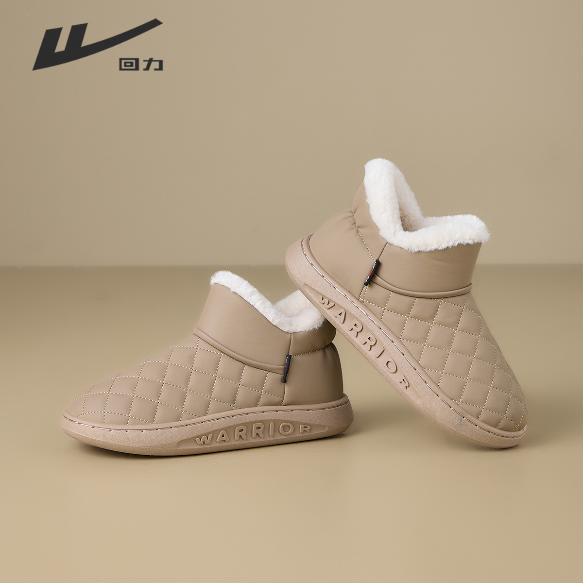 冬季加绒雪地靴新款户外加厚保暖时尚棉鞋百搭舒适学生女鞋子
