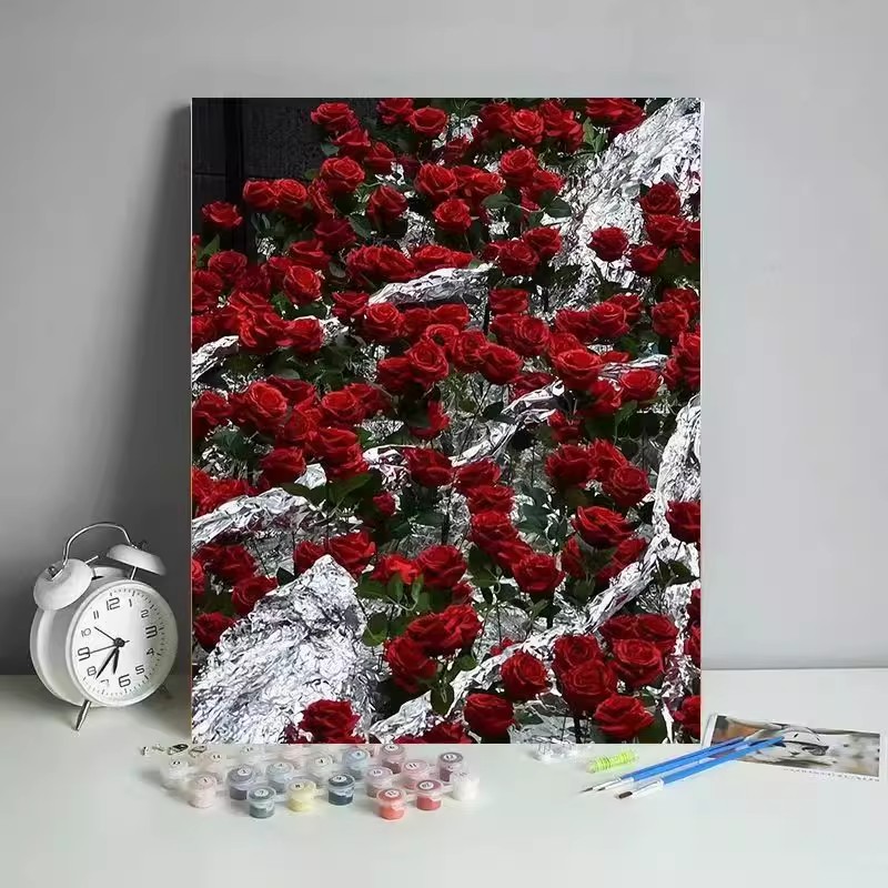 海贼王蜡笔小新卡通动漫人物装饰画仿油画成品可爱卧室客厅摆挂画