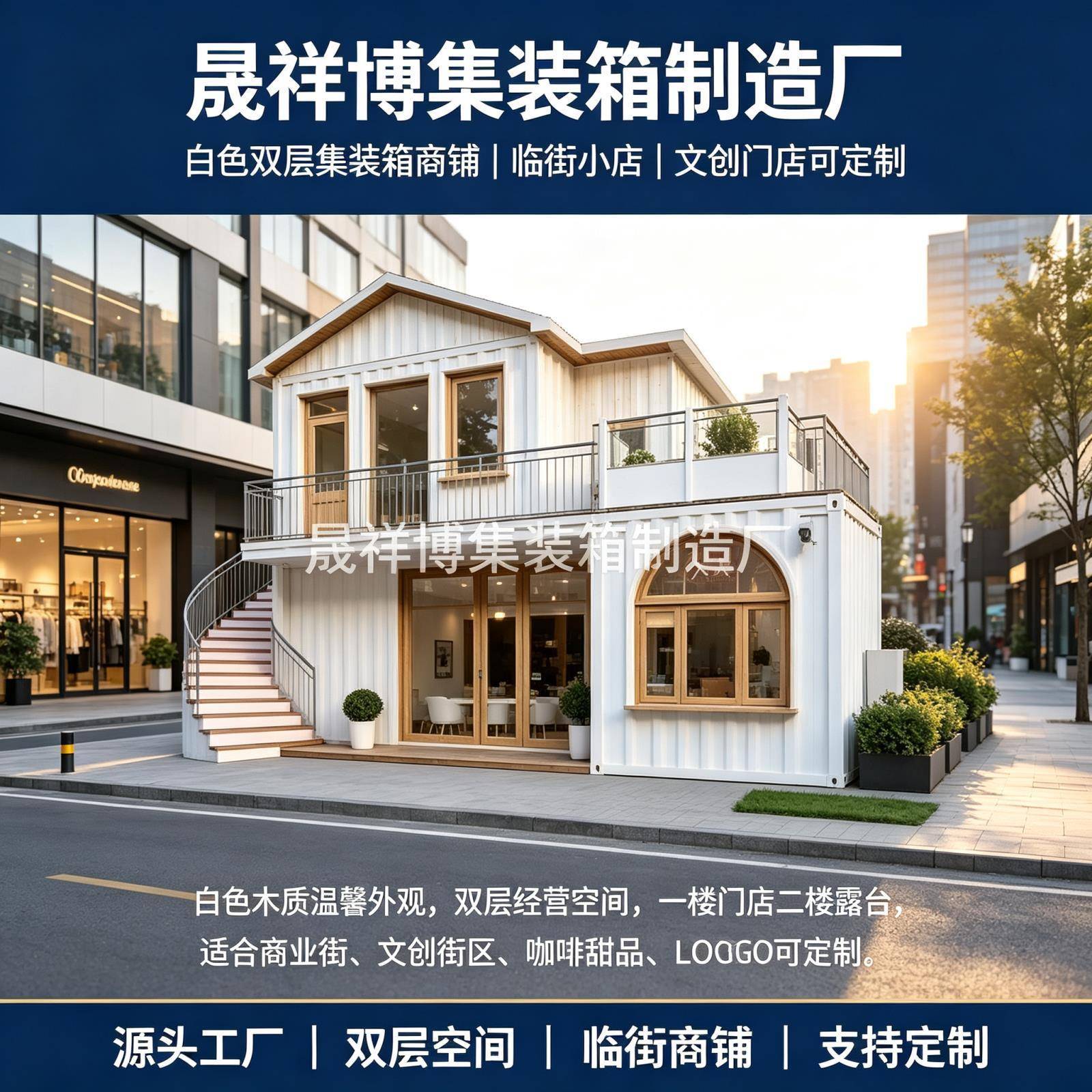 公室组装房屋户外集装箱式民宿住集成景区房别墅房屋简易人临建