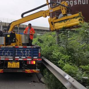 高速公路灌木修剪车车载式绿篱修剪机马路边坡杂草修剪设备