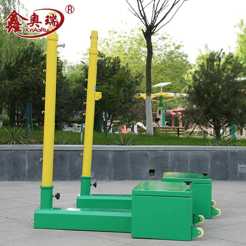 羽毛球网架便携式羽毛球架标准网架排球柱羽毛球架子排球网架