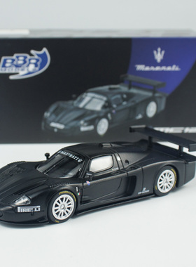 BBR 1:64 玛莎拉蒂MC12 Maserati 黑色 仿真合金汽车模型