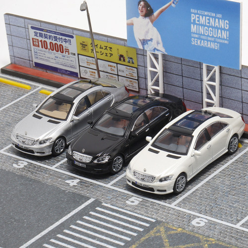 SW 奔驰S65L W221 梅赛德斯S级 1:64 仿真合金汽车模型摆件