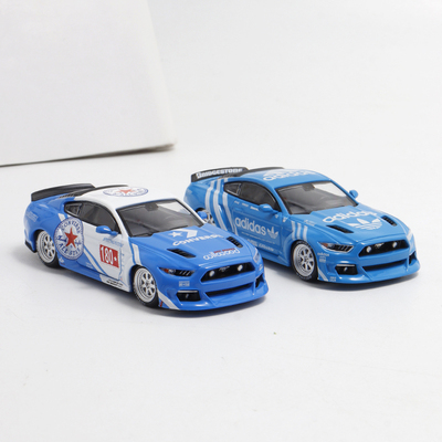 Liberty64 福特Ford Mustang 宽体低趴1:64 仿真合金汽车模型摆件