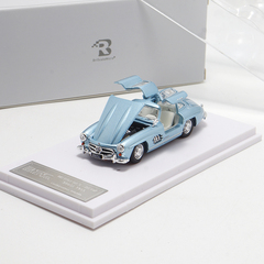 BSC 1:64 1955奔驰300SL W198鸥翼门 全开仿真合金汽车模型摆件