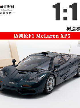 LCD 1:18 McLaren迈凯伦F1 XP5 合金全开仿真汽车模型收藏