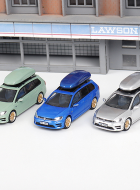 ZOOM 大众高尔夫小钢炮7R 7代旅行版车模 1:64 合金汽车模型摆件