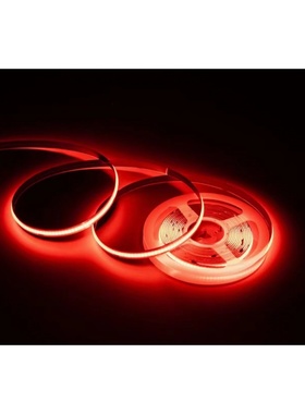 紫色cob灯带粉红色紫光超亮24v伏贴片灯带led灯条客厅白光灯带条