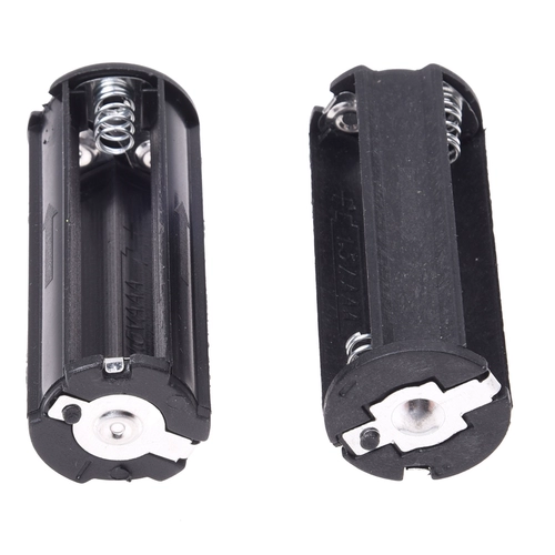 2pcs Black Actuleder для батареи 3 x 1,5 В AAA Flashli