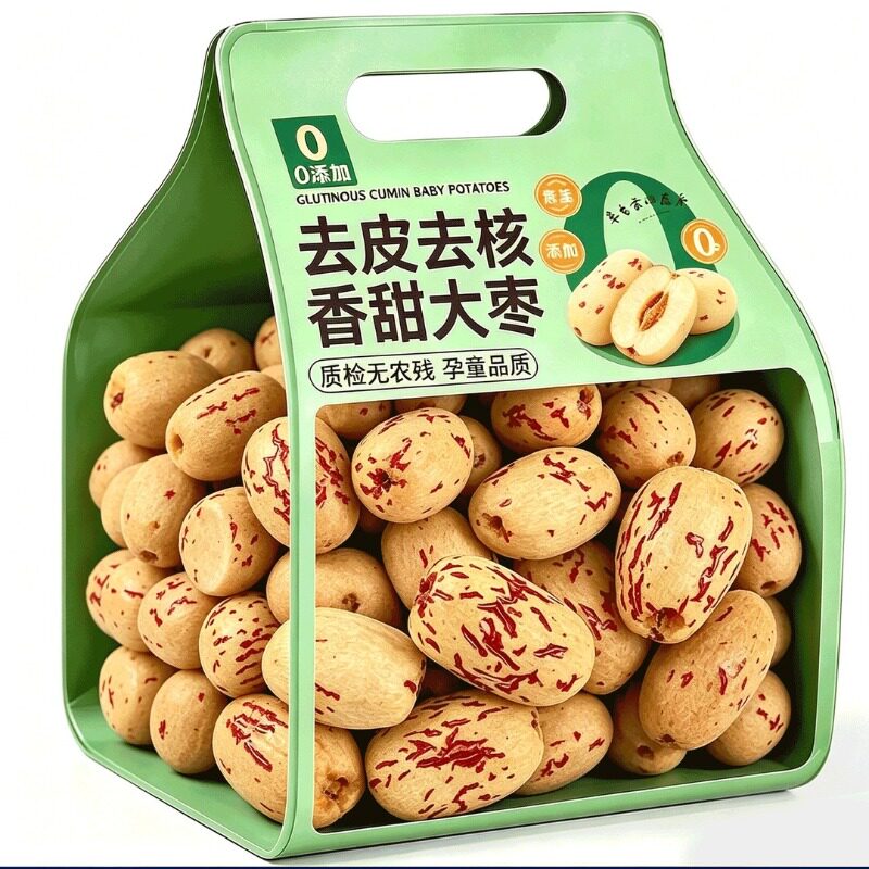 去皮去核大红枣新疆特产若羌灰
