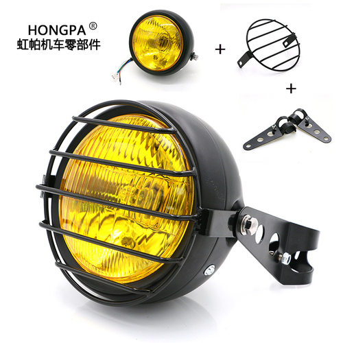 CG125改装复古大灯N黑壳