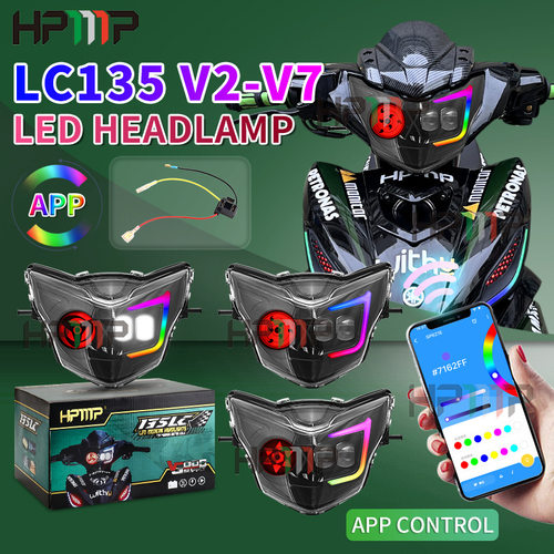 摩托车大灯雅马哈LC135V