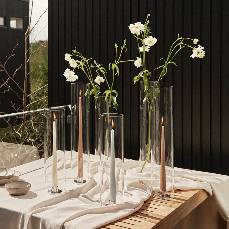 Ester&Erik玻璃飓风罩蜡烛防风罩