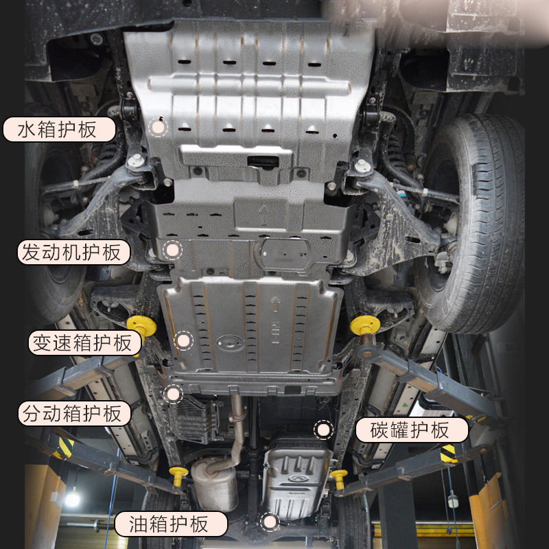 长城炮底盘护板发动机皮卡后箱车厢后备箱油防护5风骏7尿素泵挡板