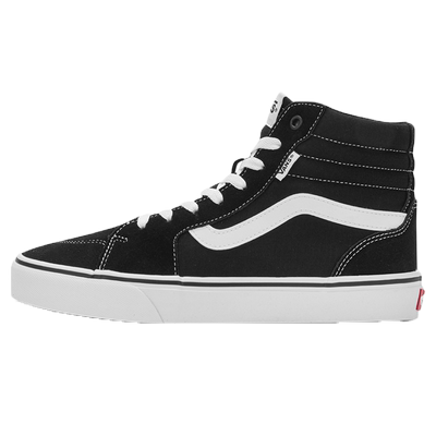 vans车缝线系带女高帮板鞋