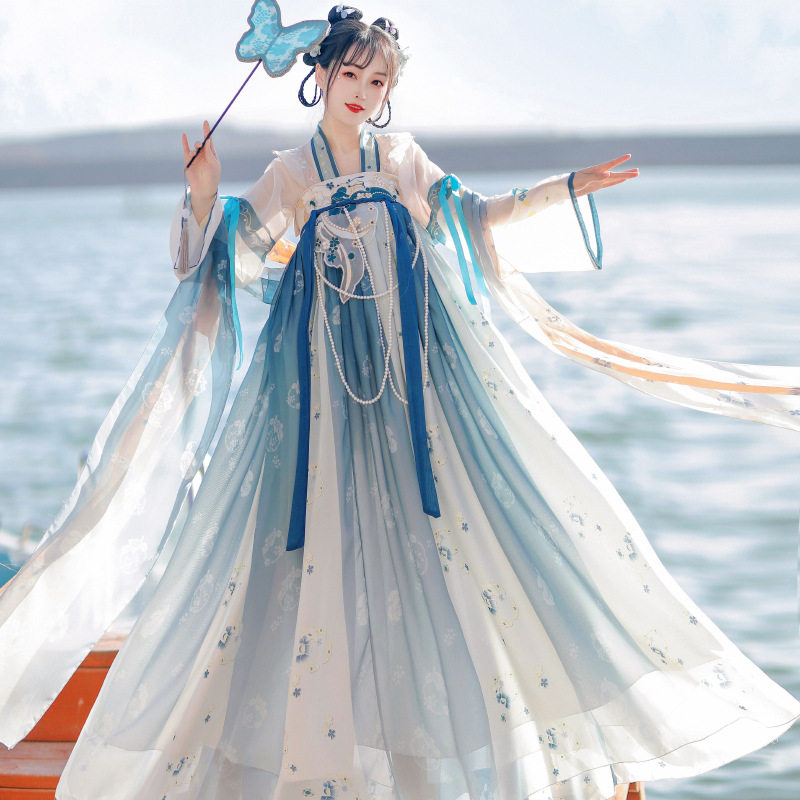 古装女汉服原创中国风齐胸襦裙夏季超仙气飘逸日常汉元素2026夏款