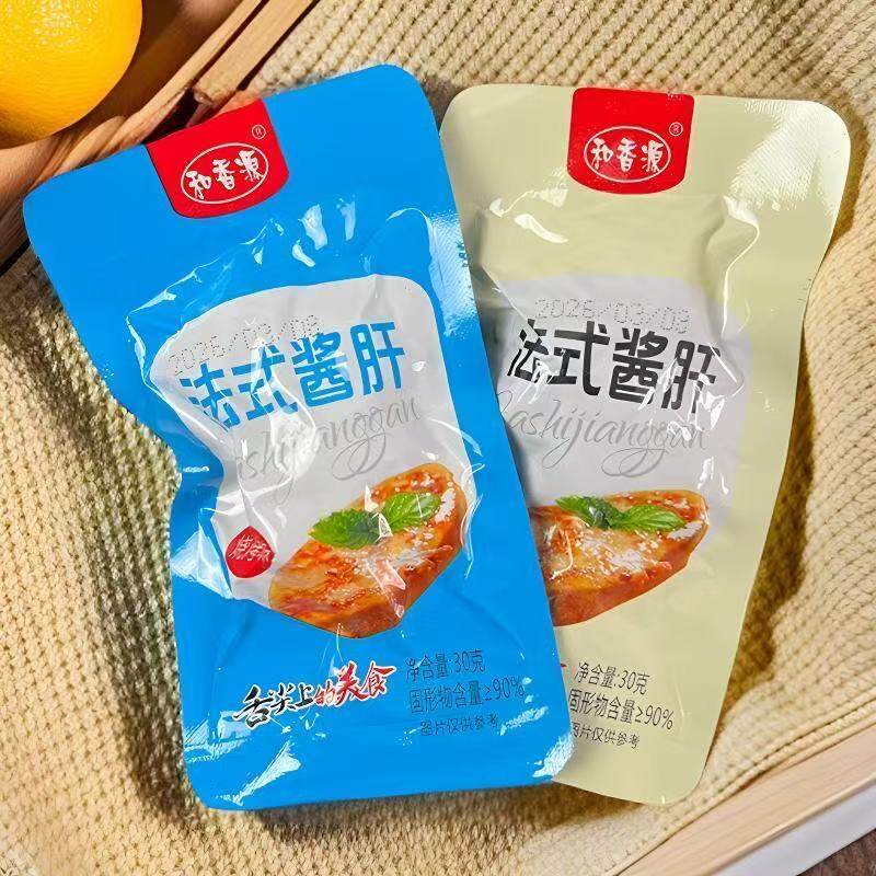 酱鸡肝20包整法式风味即食香辣鸡肉熟食卤味零