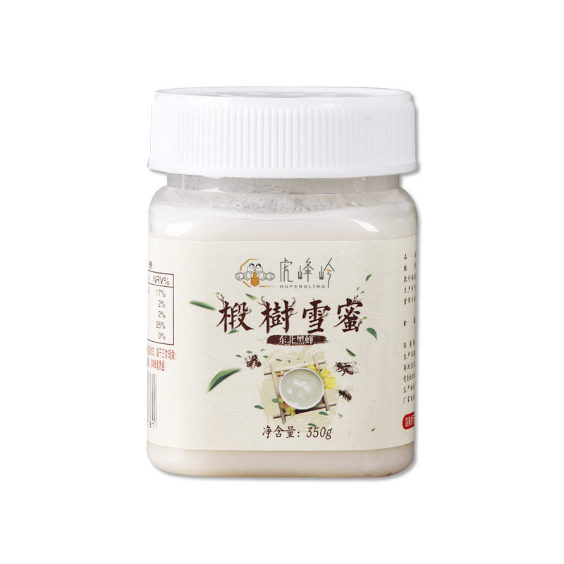 虎峰岭黑蜂椴树蜜结晶蜜东北原产蜂蜜500g
