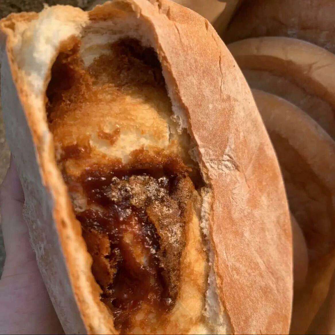 D东北老式大火勺红糖大饼老人小孩爱食吃代早餐即馅零食烧饼老味