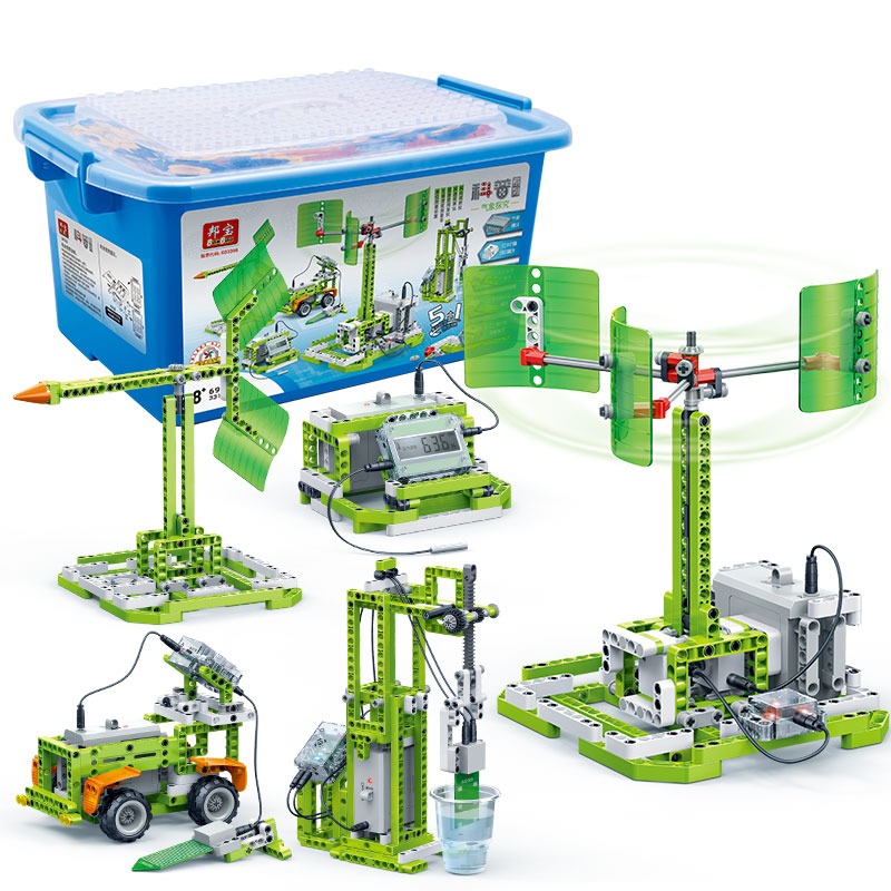 邦宝小学生科技科普小颗粒积木