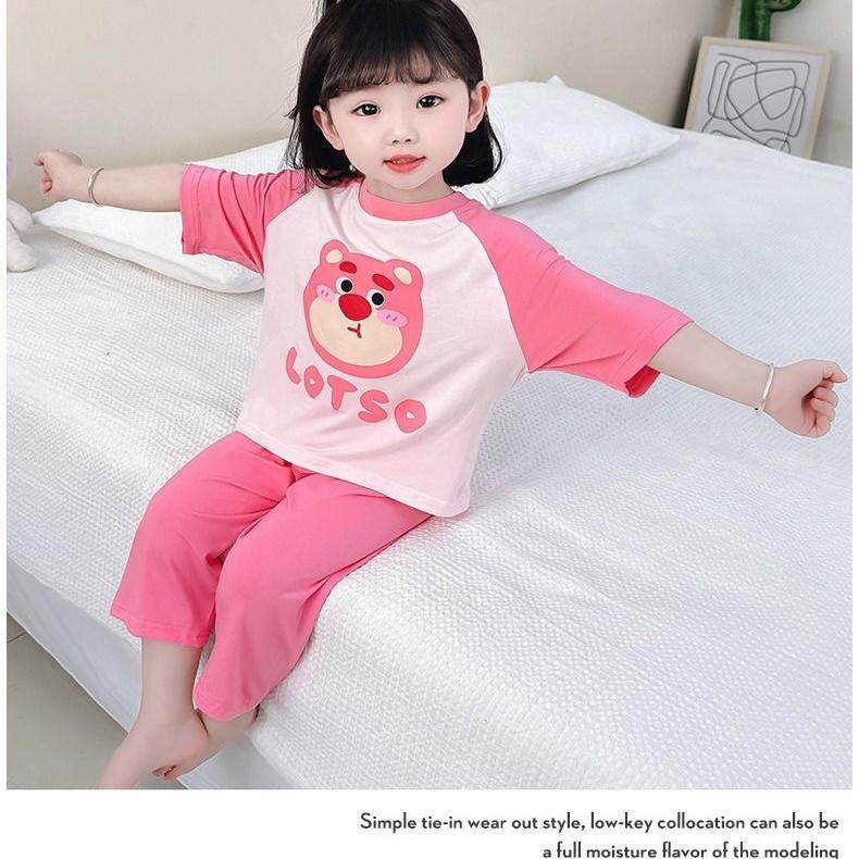 女童冰丝薄款夏季短袖儿童空调服图片