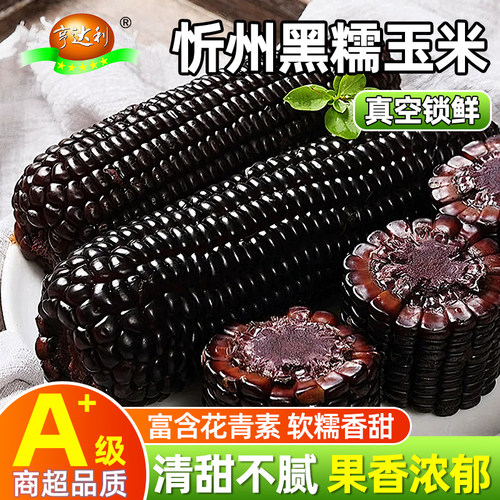 忻州黑糯玉米真空袋装软糯香甜