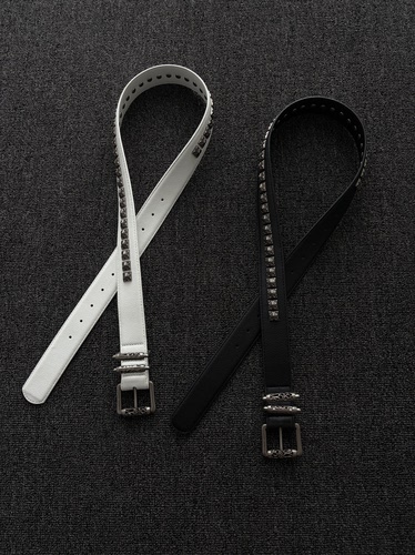 DFDG中古滚轮摇滚铆钉腰带百搭。