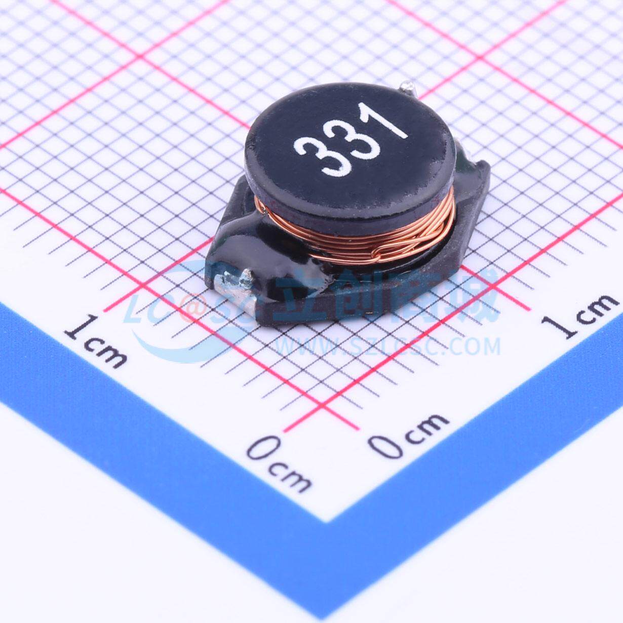 功率电感 SMSD0804-331MT SMD 330uH ±20% 电子元器件配单