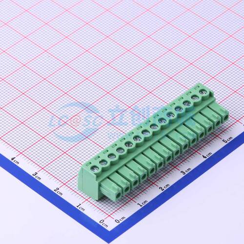 插拔式接线端子 WJ15EDGK-3.81-14P P=3.81mm 插头 1x14P 原装