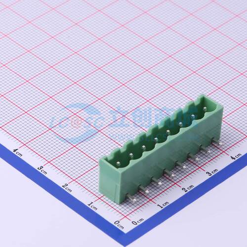 插拔式接线端子 XY2500R-B-5.00-8P 弯插,P=5mm 板端/插座-闭口 1