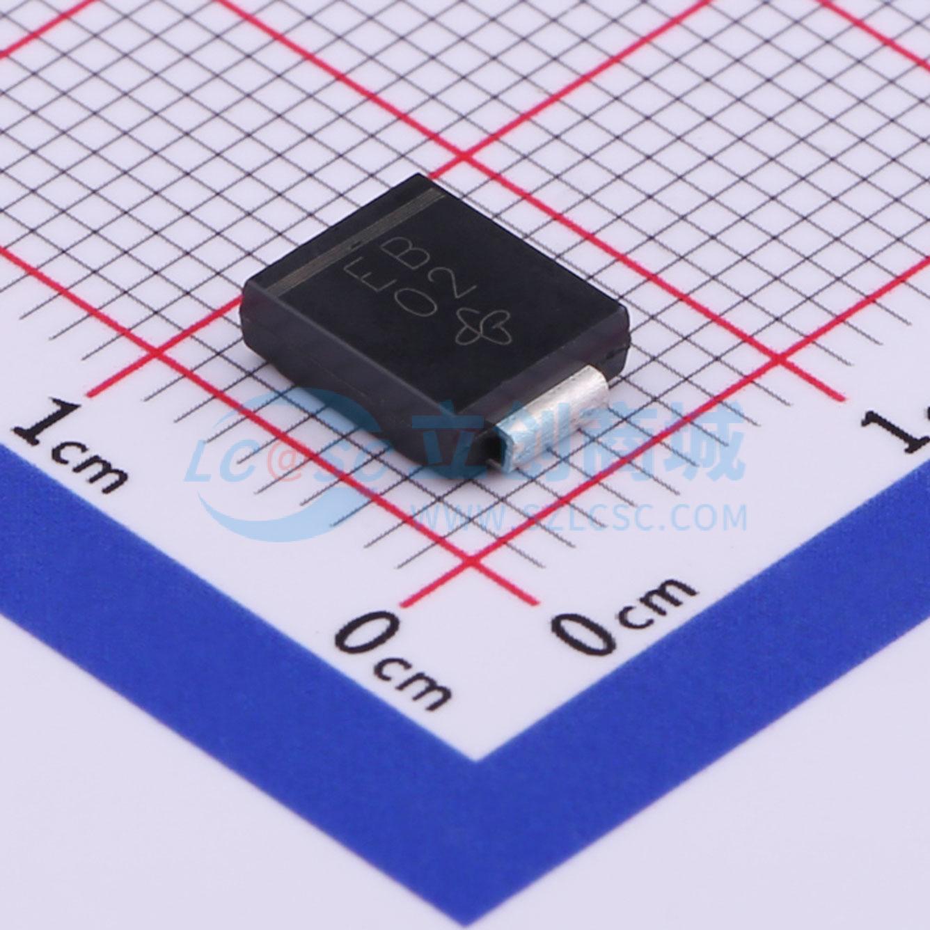 快恢复/高效率二极管 ES3B-E3/57T DO-214AB(SMC) 100V 3A VISHAY