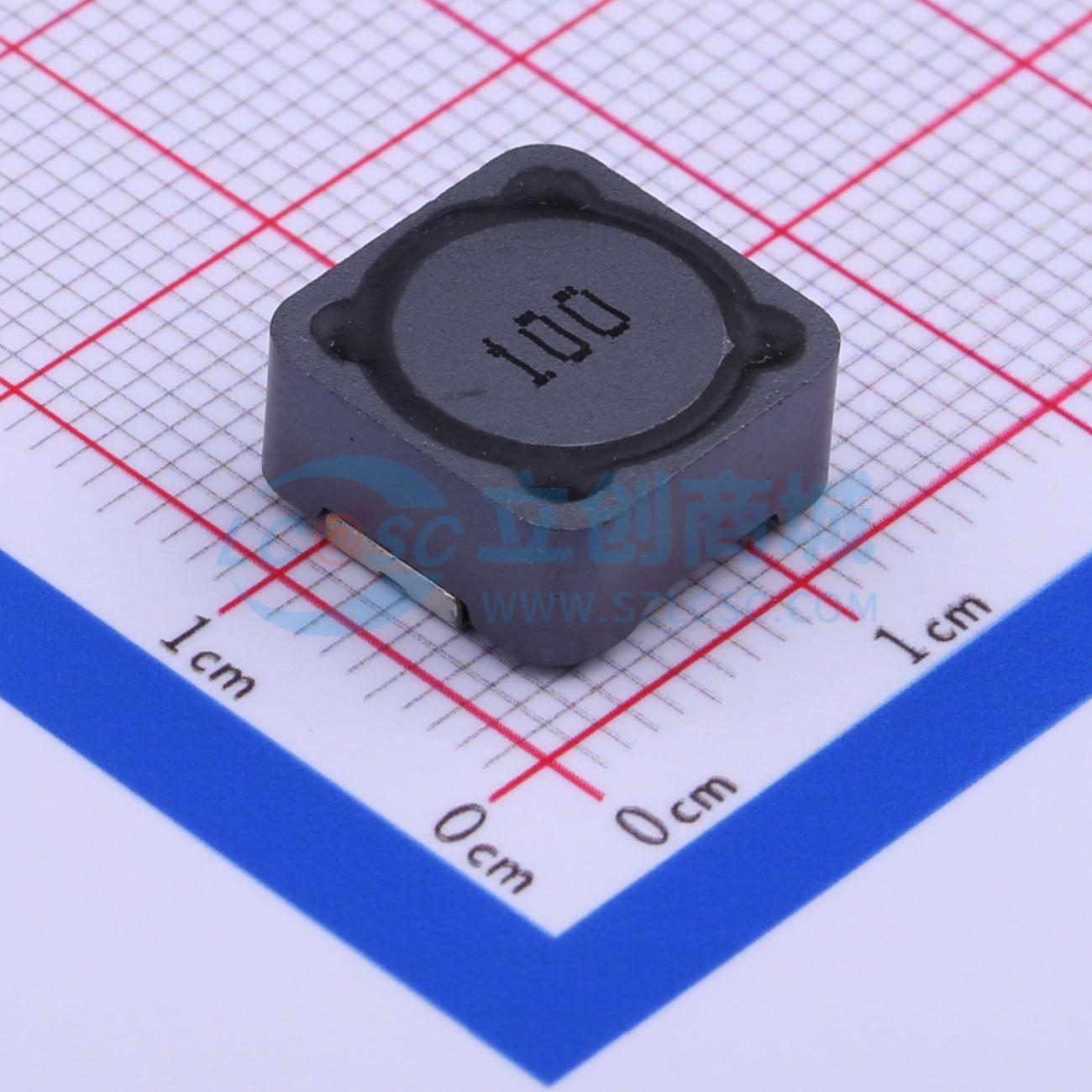 功率电感 APW12A60M100 SMD 10uH ±20% 原装 电子元器件配单