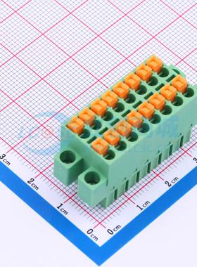 插拔式接线端子 JL15EDGKNHCM-38108G01 P=3.81mm 2x8P 原装正品