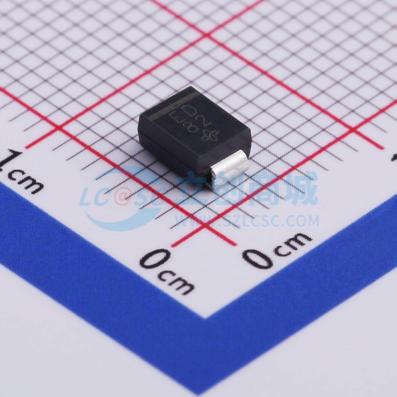 快恢复/高效率二极管 ES2D-E3/5BT DO-214AA(SMB) 200V 2A VISHAY