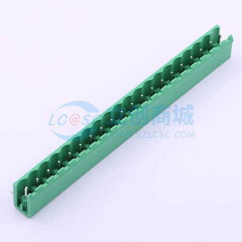 插拔式接线端子 MX2EDGR-5.08-20P-GN01-Cu-A 弯插,P=5.08mm 板端