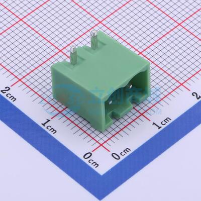 插拔式接线端子 2ETYRC-5.08-02P-14-100AH 弯插,P=5.08mm 板端/