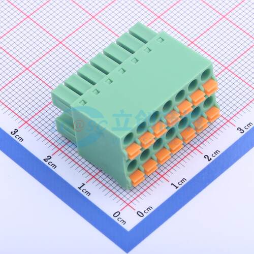 插拔式接线端子 KF2EDGKNH-3.81-2*7P P=3.81mm 插头 2x7P 原装
